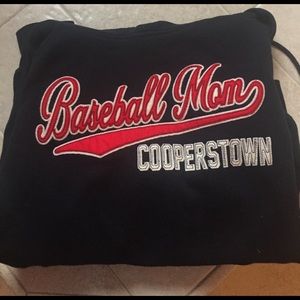 Baseball Mom Cooperstown Hooded Sweatshirt