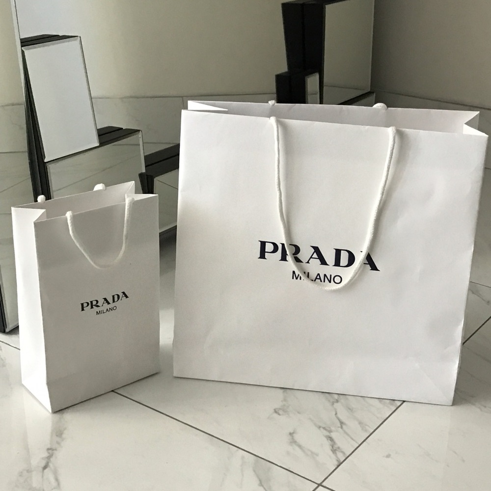 Prada shopping bags (2)