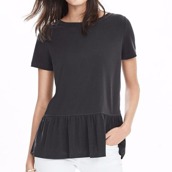 Banana Republic Tops - Clearance: black peplum blouse /banana republic