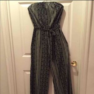 Strapless jumpsuit