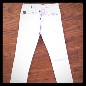 GStar Raw Midge Skinny White Jeans sz 28