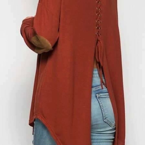 Rust back split top - Picture 2 of 2