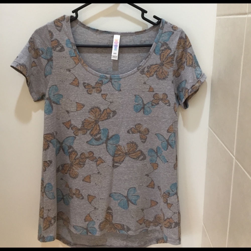 Lularoe Butterfly Classic Tee