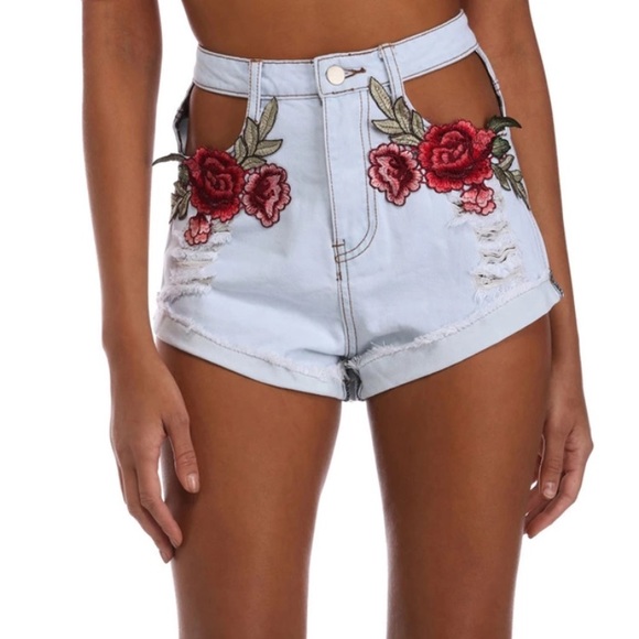 Pants - 🆕 " Serendipity " Cut Out , Jean Shorts