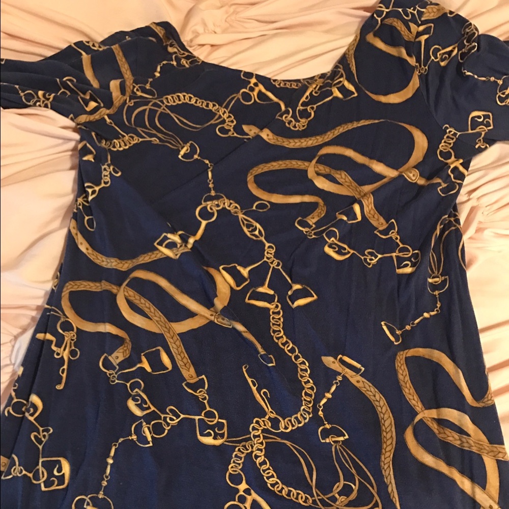 Asos Curve Chain Print Dress