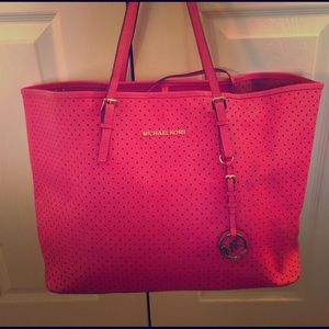Pink Michael Kors Tote