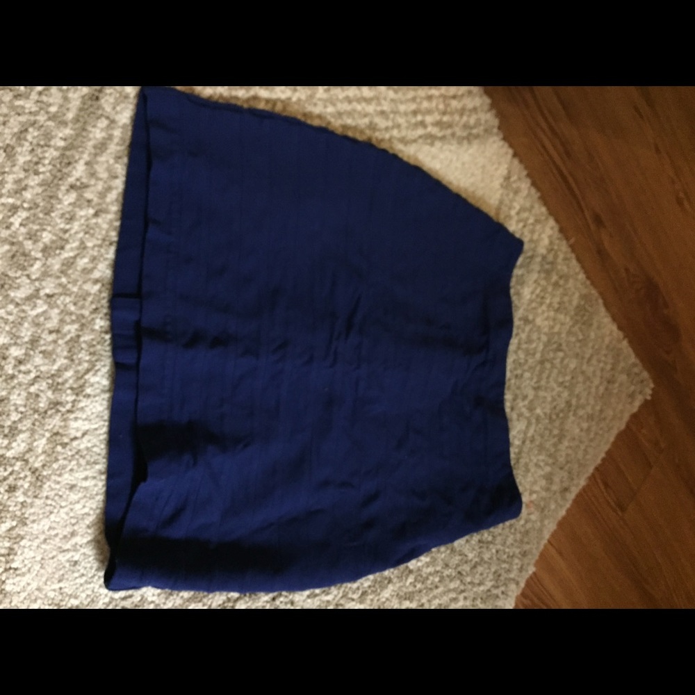 Blue stretchy skirt