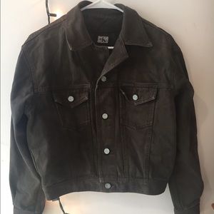 Calvin Klein olive denim jacket