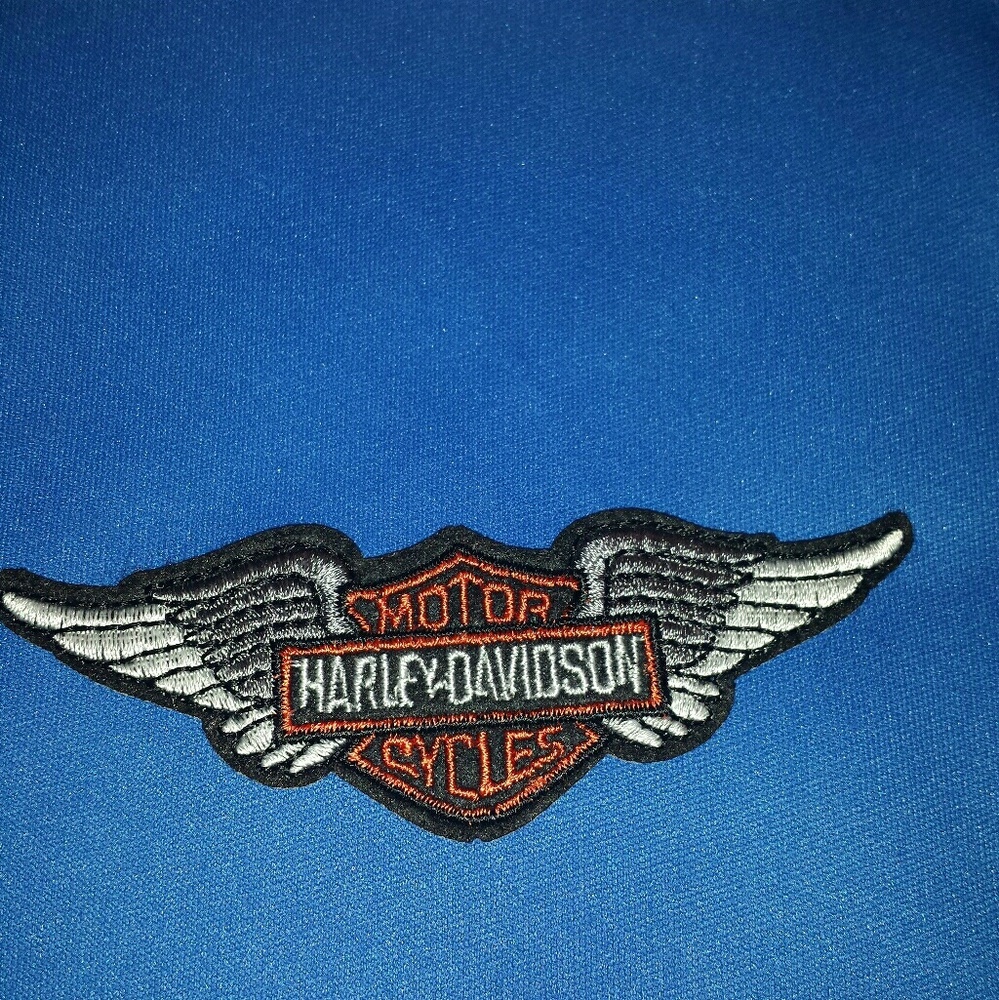 Jacket Sleeve Harley Davidson Patch  4" wide  1.5