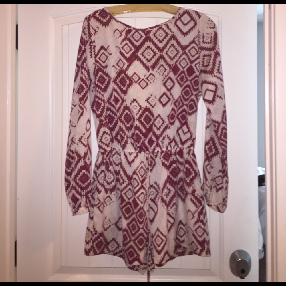 Open back romper!