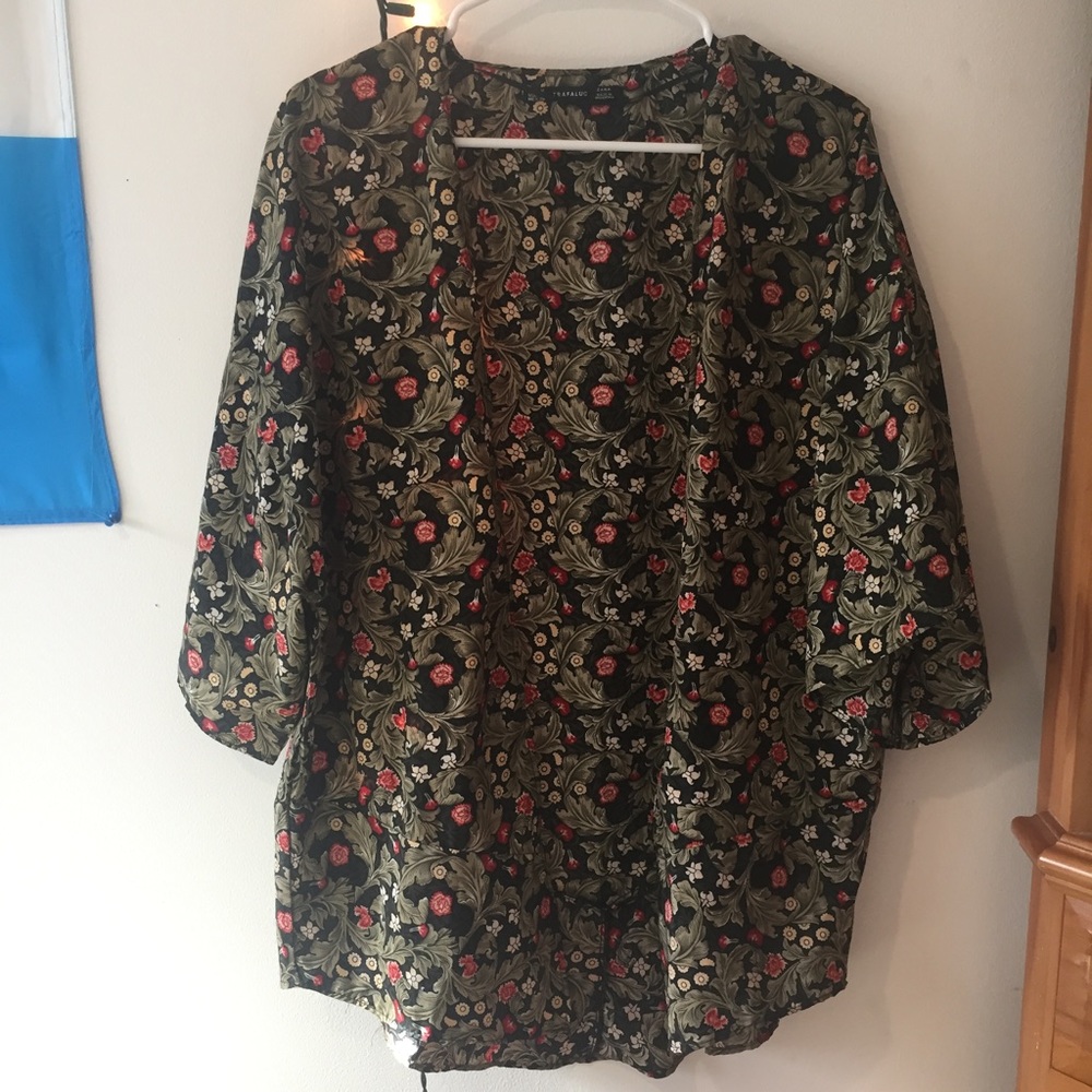 ZARA Floral Kimono
