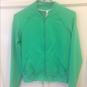 Lululemon bomber jacket green size 6