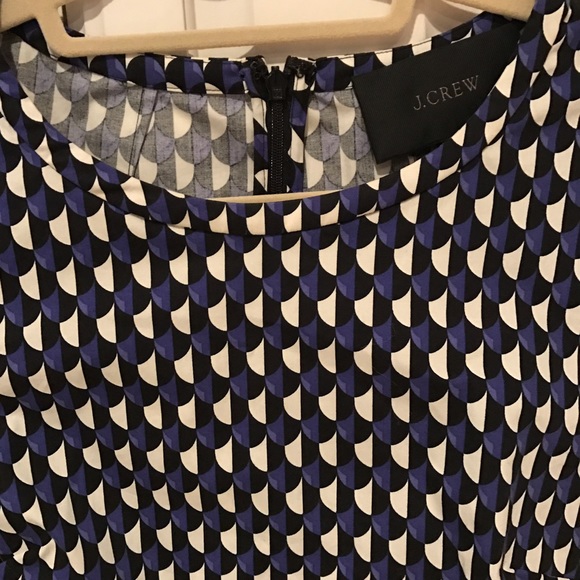J. Crew geo print side zipper shift dress - Picture 3 of 4