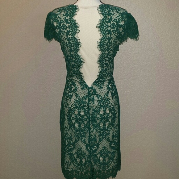 Green Lace Dress - Picture 6 of 8