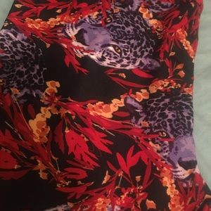 Lularoe TC leggings Gorgeous purple tiger