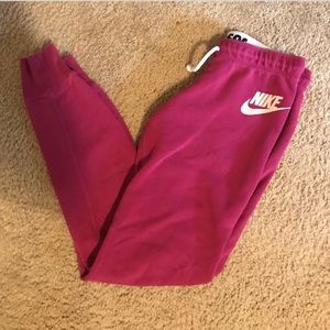 Nike pink sweatpants