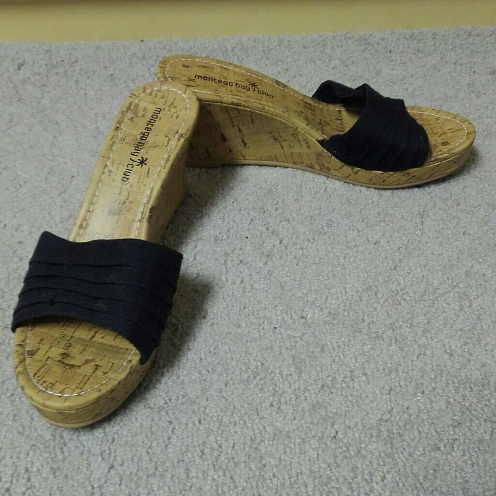 Montego Bay cork wedge sandals ☀