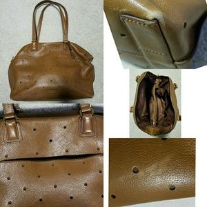 Cognac Leather Fossil hobo handbg