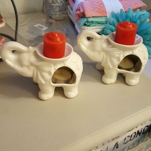 Elephant wax melt or candle holders
