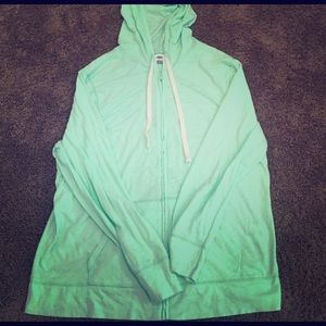 Lightweight Light Green Hoodie