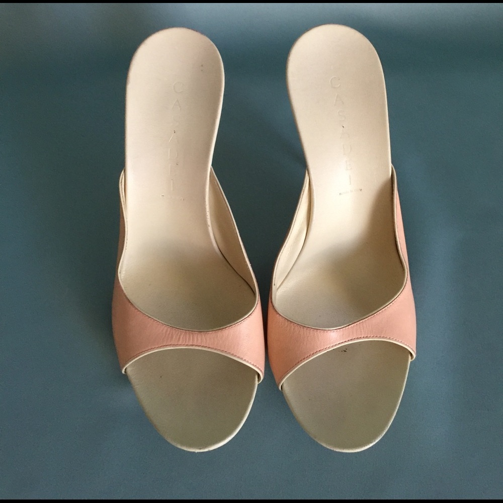 Casadeli pumps. Light pink strap size 38.5 - Picture 2 of 7