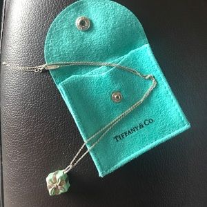 Tiffany & Co. Blue Box Charm Necklace
