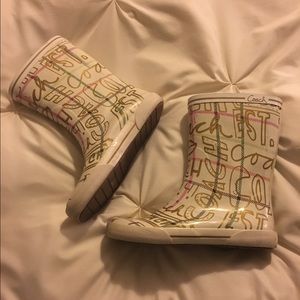 Coach rain boots