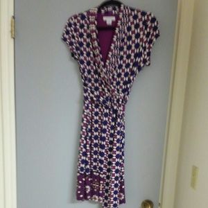 Faux wrap dress