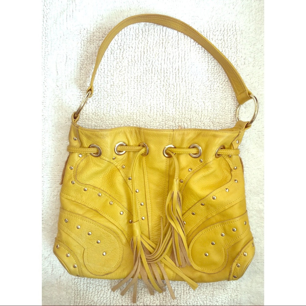 Boho Yellow Bulga Butterfly Bag