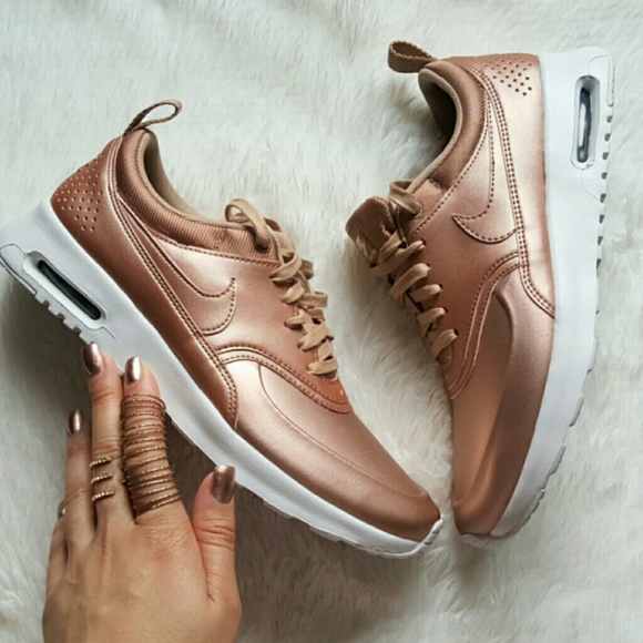 NIKE Rose Gold Nike Air Max Thea - Picture 2 of 8