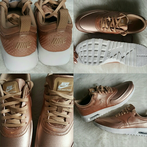 NIKE Rose Gold Nike Air Max Thea - Picture 3 of 8