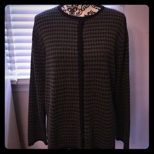 👜👜SAG HARBOR Gorgeous houndstooth cardigan 👜👜