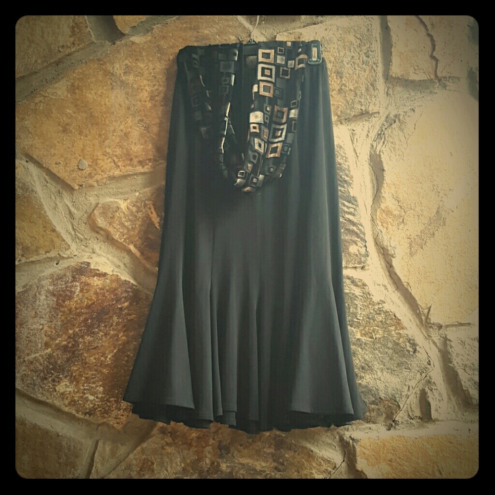 Never worn dress skirt/halter dress