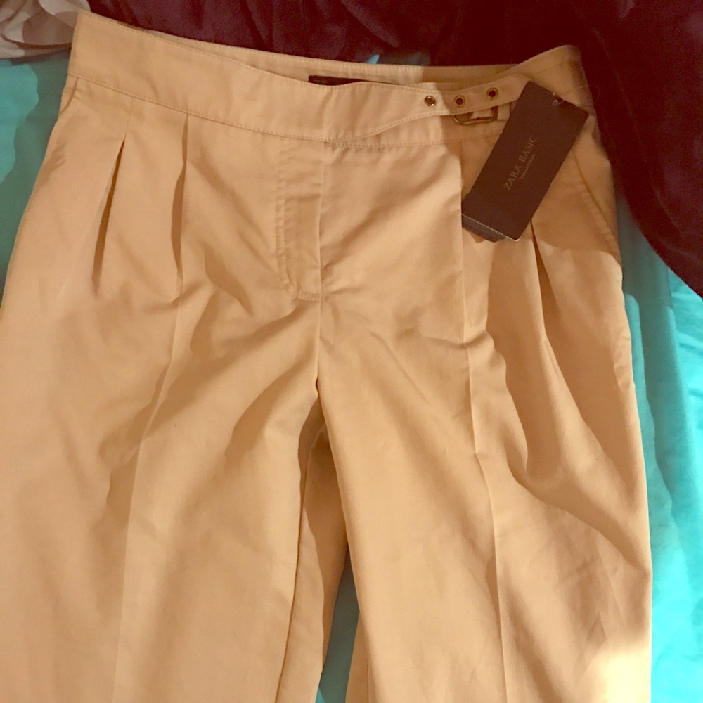 Zara cream pants.