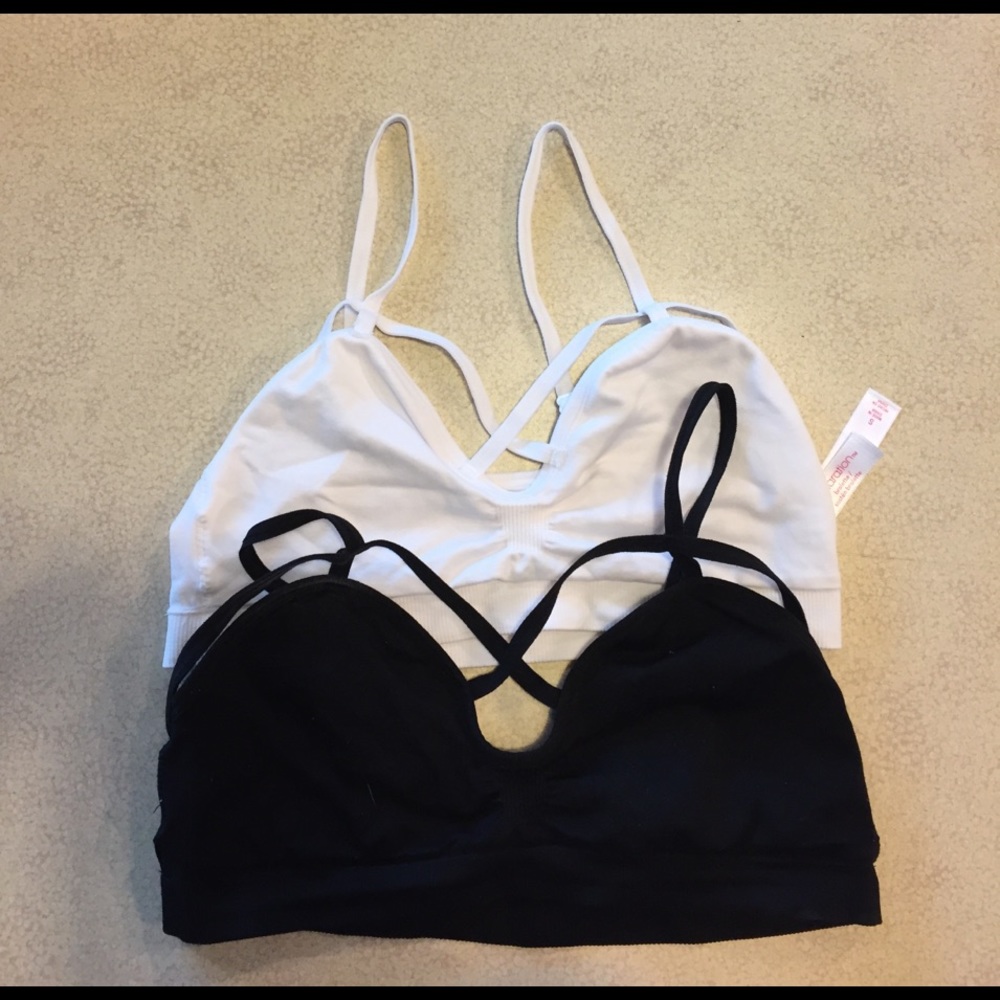 Stringy bralettes