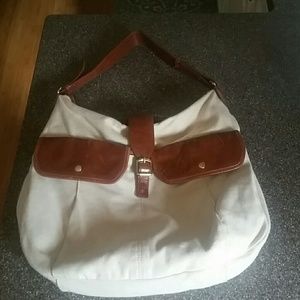 J. Crew hobo canvas tote