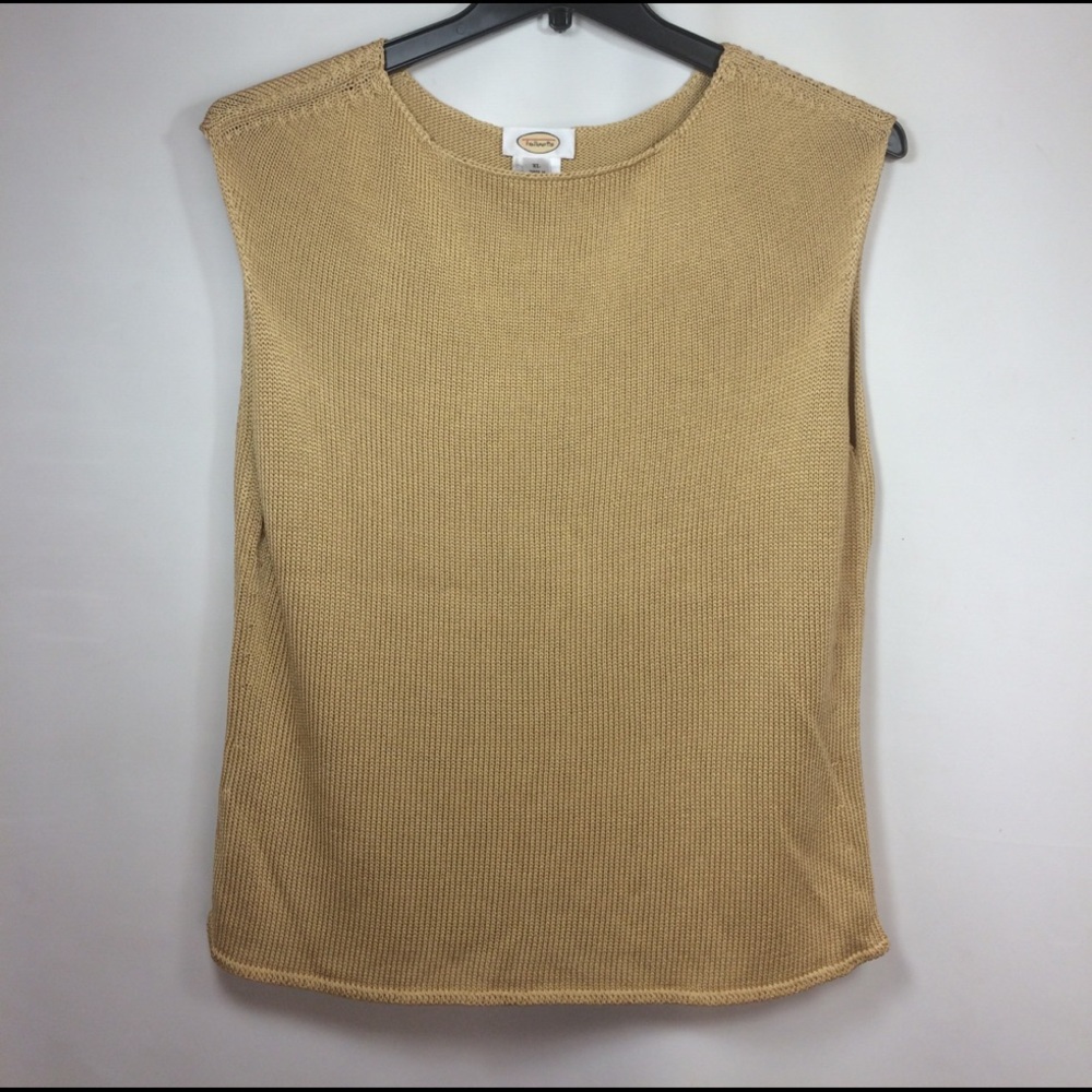 Women's size extra large blouse Talbots's gold New