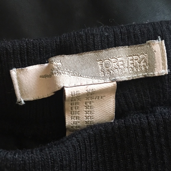 F21 Faux Leather Joggers - Picture 3 of 8