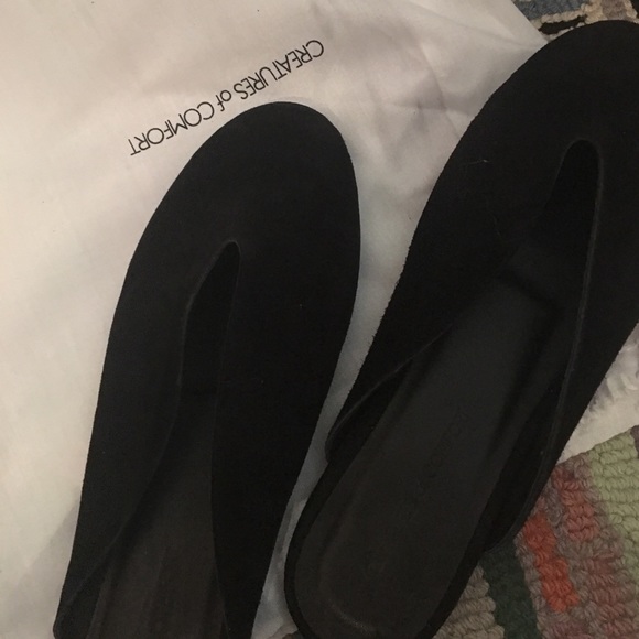 Creatures of Comfort black suede slides - Picture 3 of 5