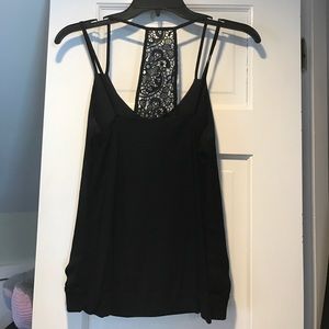 Express lace back blouse