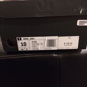 Brand new Adidas NMD_XR1 Black/White Size 10.