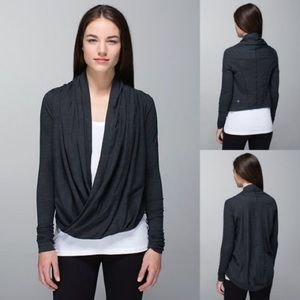 Lululemon iconic wrap heathered charcoal gray