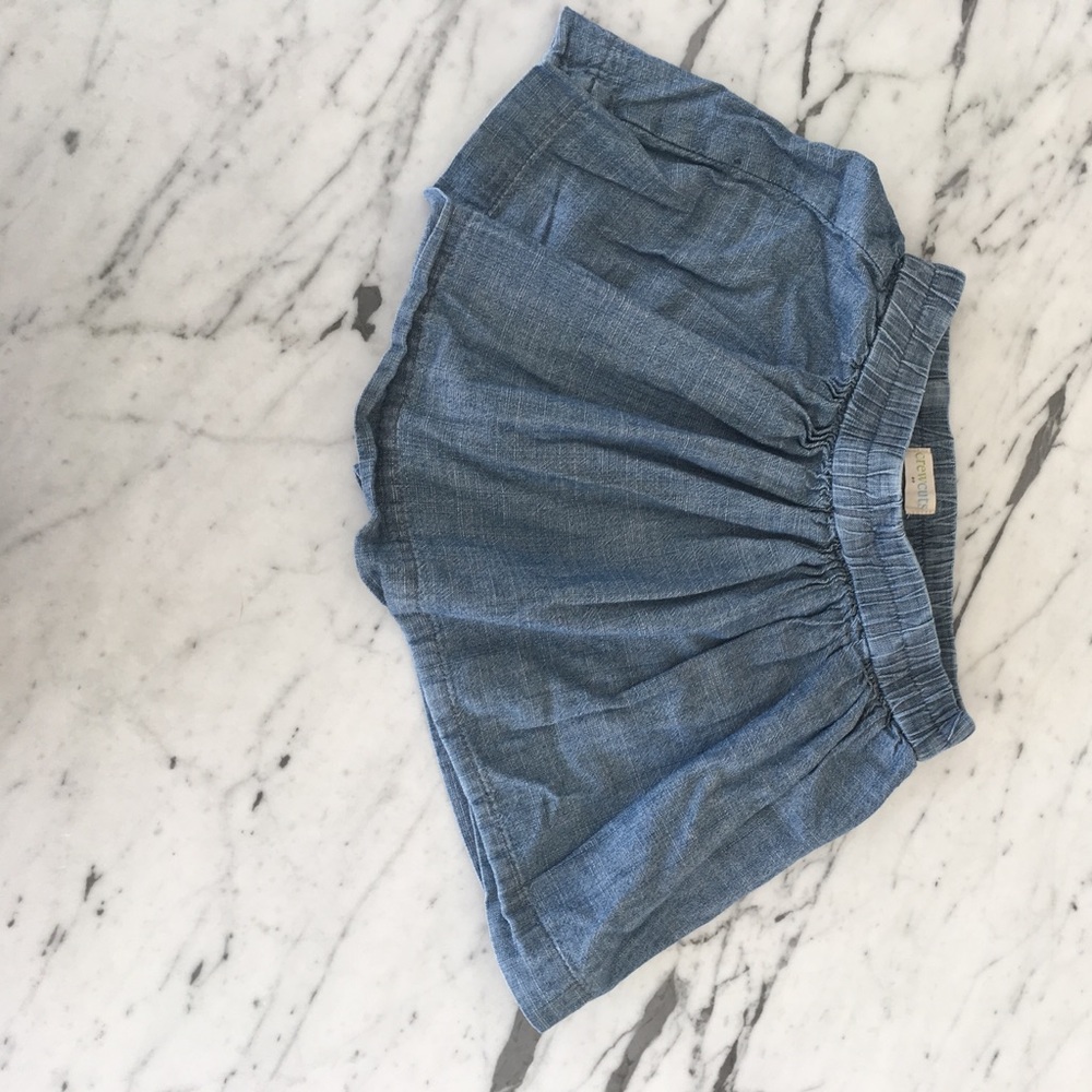 CREWCUTS Chambray Denim, size 4 skort