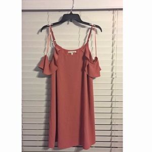 Cold shoulder dress
