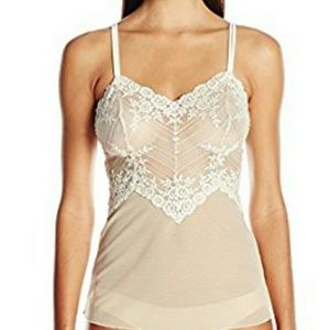 Beige lace camisole