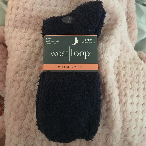 Accessories West Loop Womens Crew Slipper Socks Poshmark