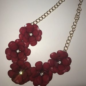 J.Crew Flower statement necklace