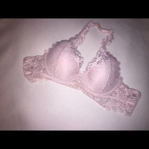 PINK Lightly Lined Lace Bralette