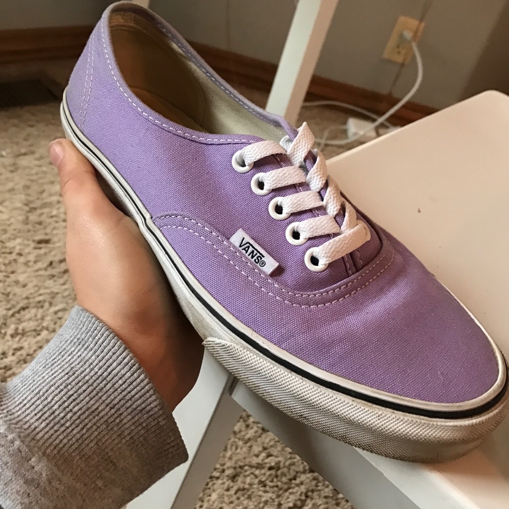 Size 8.5 women's purple vans!