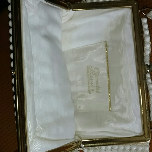 Vintage 1940's Grande's Beads Purse Handbag - Picture 4 of 6